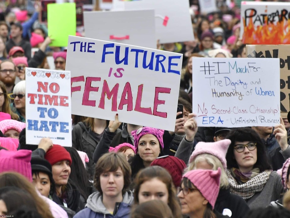 تظاهرات علیه ترامپ در واشنگتن