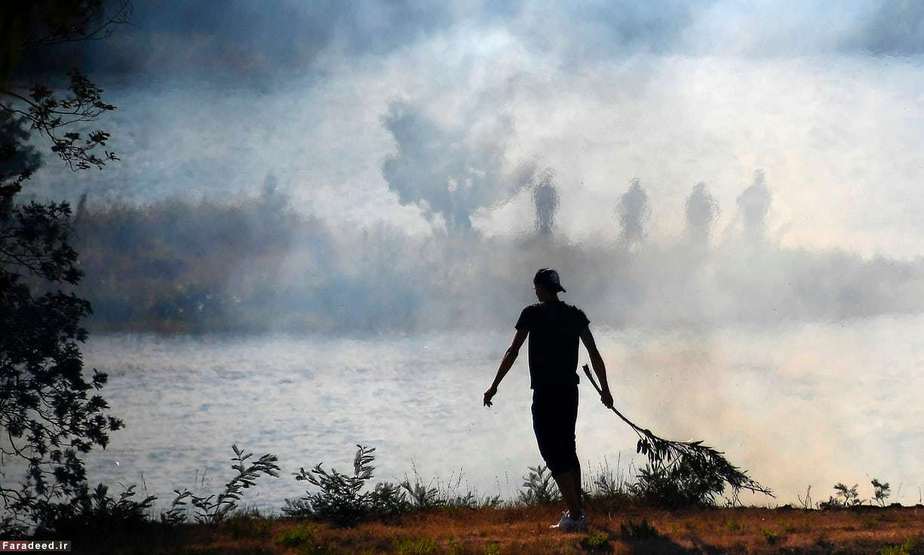 آتش‌سوزی در فرانسه