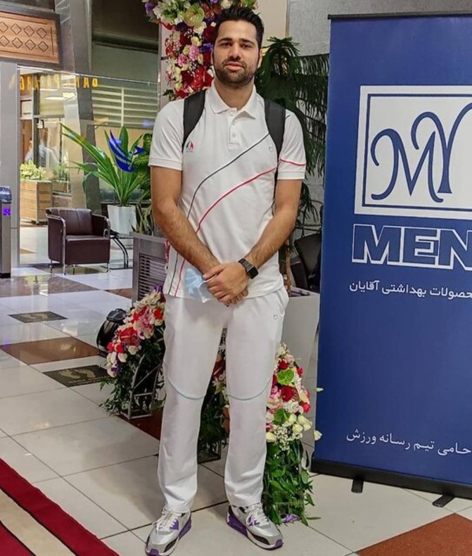 محمد رهبری ملی پوش شمشیربازی