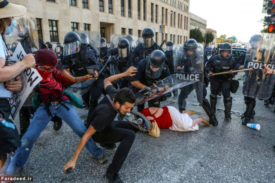 درگیری پس از تبرئه جنجالی پلیس در سنت لوئیس