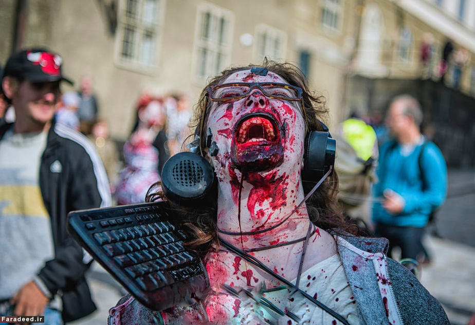 رژه زامبی‌ها در استکهلم