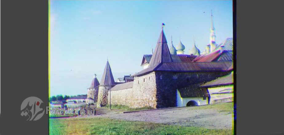 صومعه سولوستکی در روسیه سال ۱۹۱۵