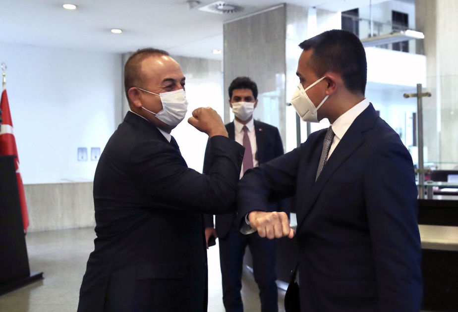 وزرای خارجه ترکیه و ایتالیا 