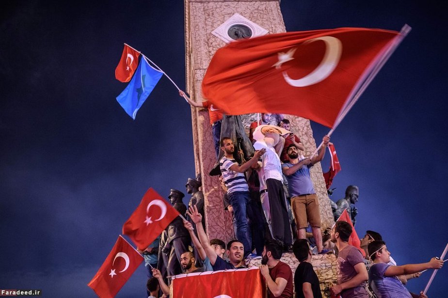 تظاهرات هواداران اردوغان