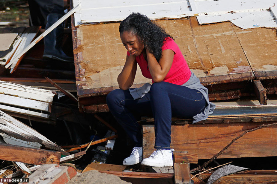 بعد از تورنادو در ایالت می سی سی پی