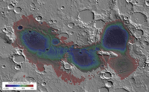 آیا در مریخ دریاچه آب شور وجود دارد؟