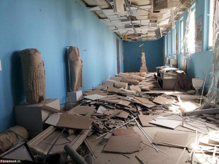 موزه پالمیرا پس از آزادسازی به دست نیروهای ارتش سوریه