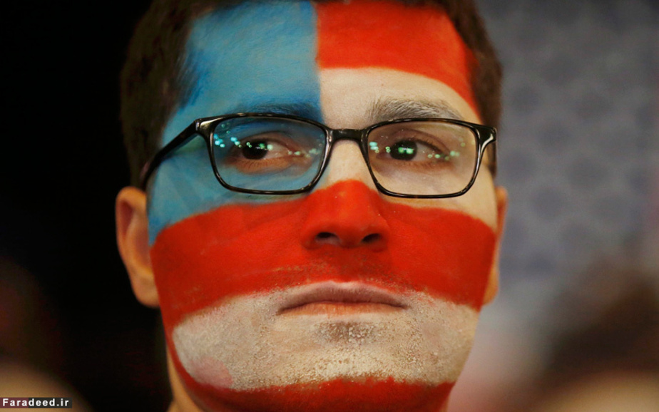 چهره گرفته هوادار نامزد جمهوری خواه انتخابات آمریکا؛ مارکو روبیو REUTERS/Carlo Allegri