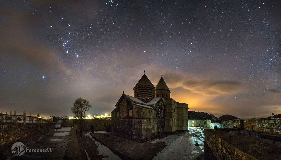 قره کلیسا یا کلیسای سیاه در نزدیکی ماکو، اذربایجان غربی