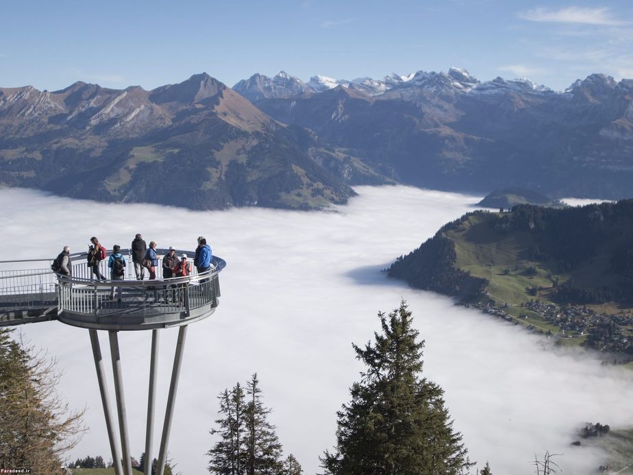 تماشای طبیعت از پلت فرم؛ سوئیس
