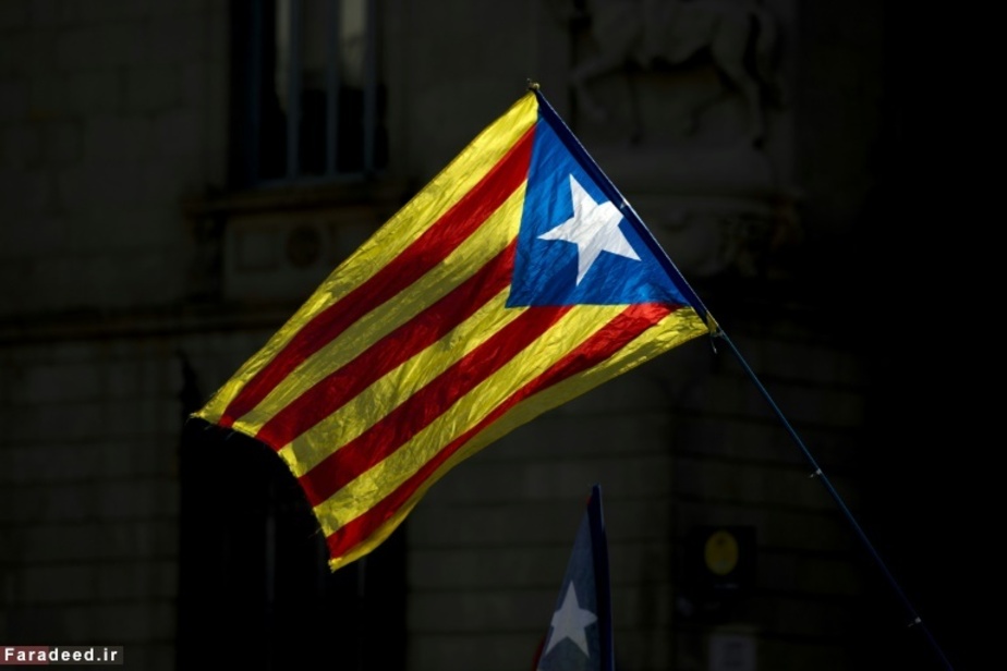 تظاهرات طرفداران کاتالونیا در بارسلونا