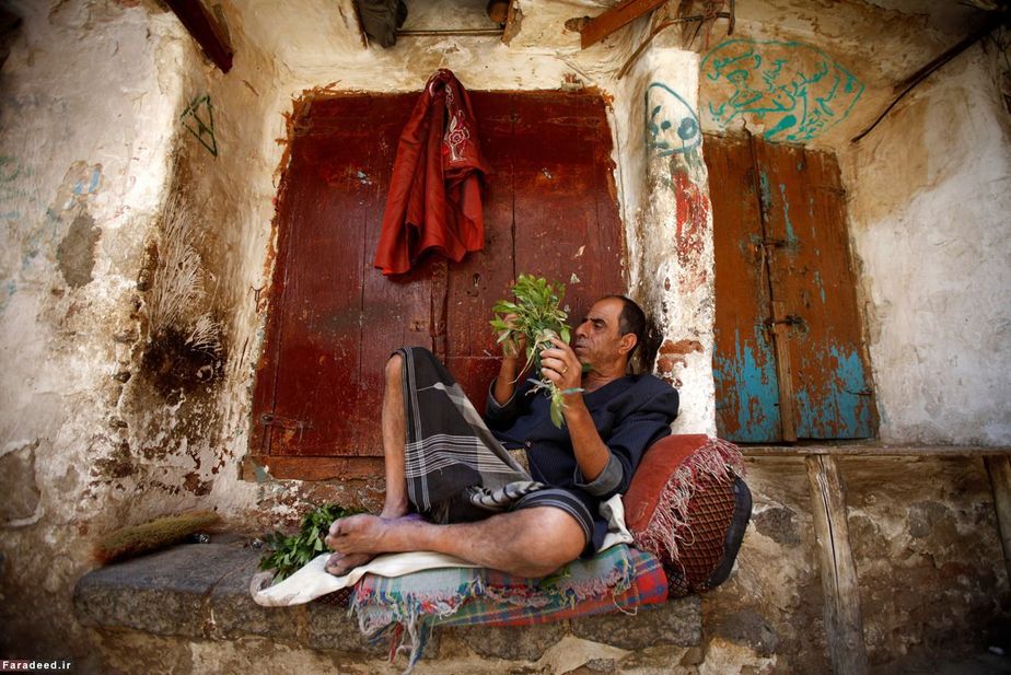 محله‌ای قدیمی در صنعا، یمن