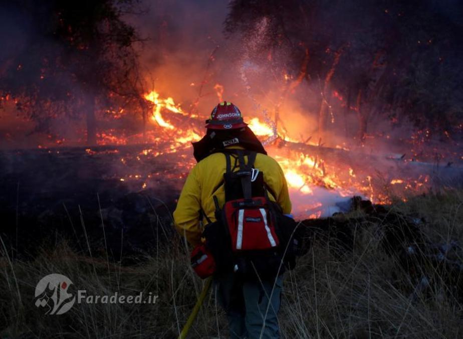 آتش سوزی در کالیفرنیا