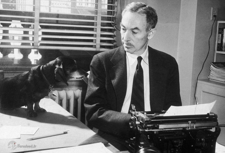 E. B. White نویسنده معروف در نشریه نیویورکر 1948