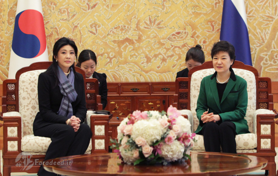 دیدار شیناواترا با رئیس جمهور کره جنوبی. سال 2013