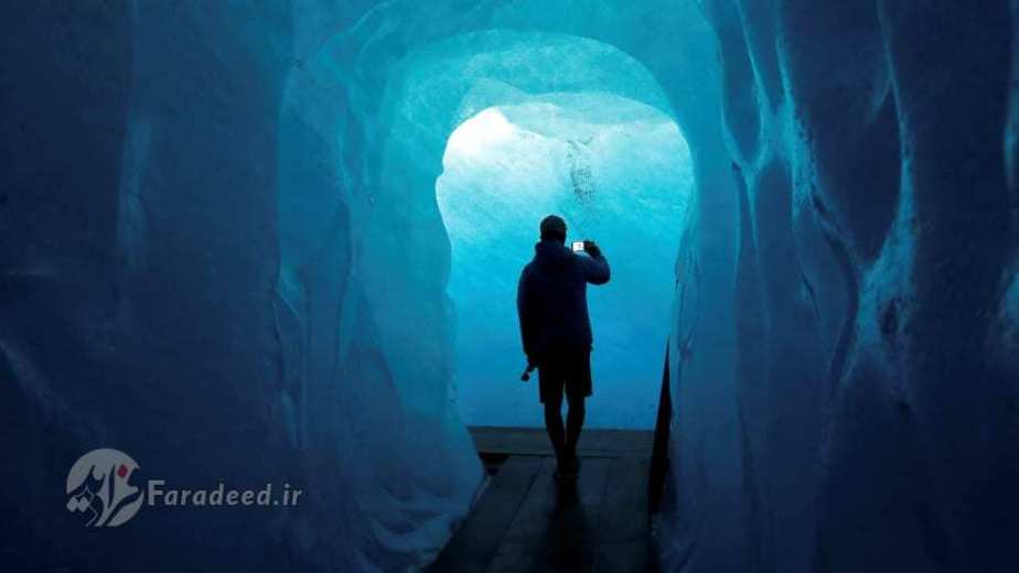 تونل یخی در سوئیس