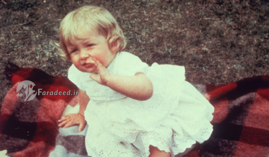 پرنسس دایانا در یک سالگی 