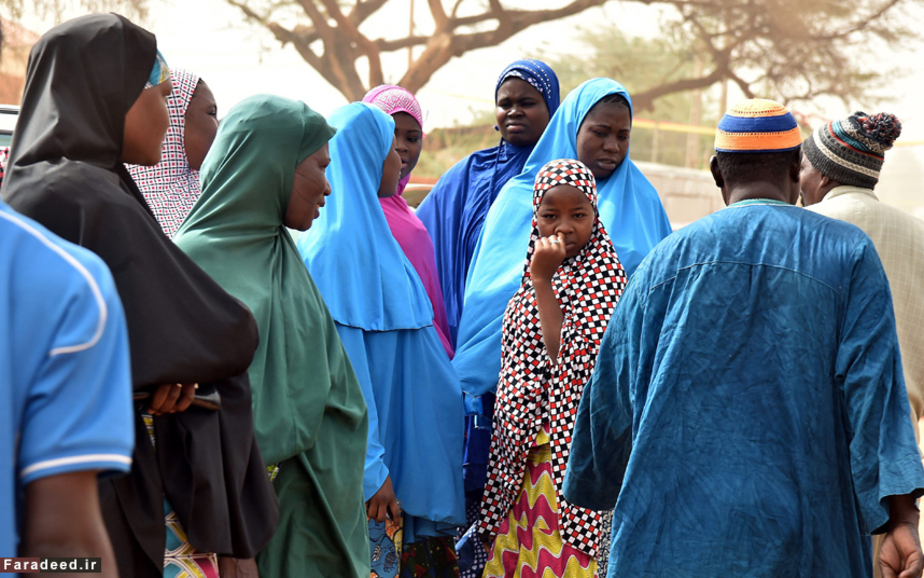 مرکز رای‌گیری در نیامی در طول انتخابات ریاست جمهوری و قانونگذاری نیجریه. (AFP)