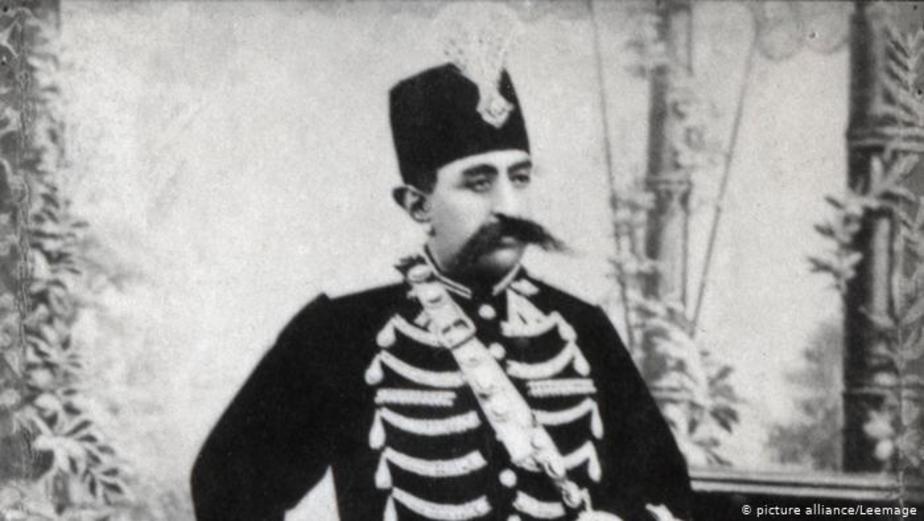 مظفرالدین شاه قاجار. تاریخ عکس نامشخص 